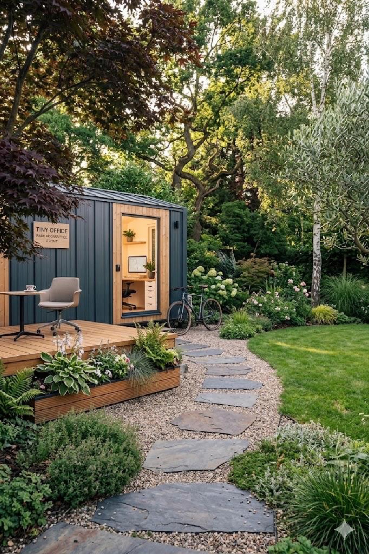 Tectum Garten-Office — Modul im Grünen
