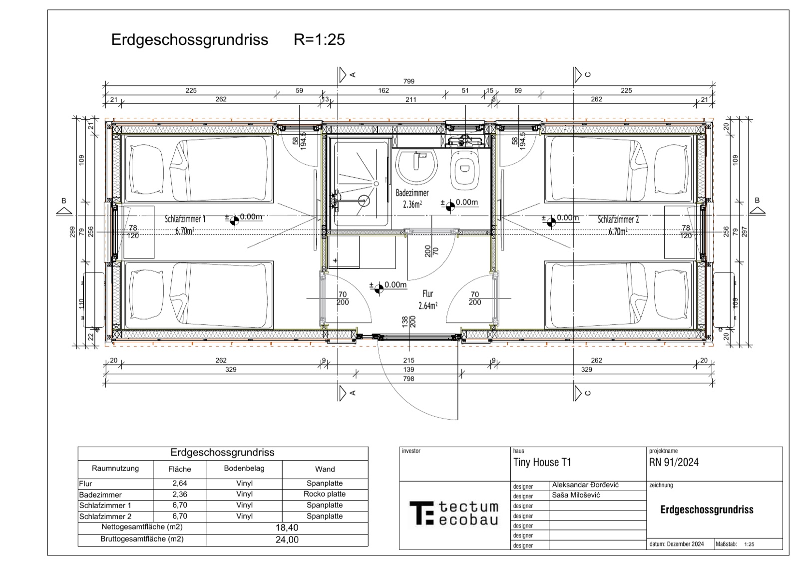 Grundriss von oben — TEAM LODGE