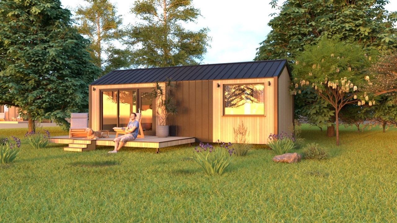 Tectum Tiny House — Detail Holzbau