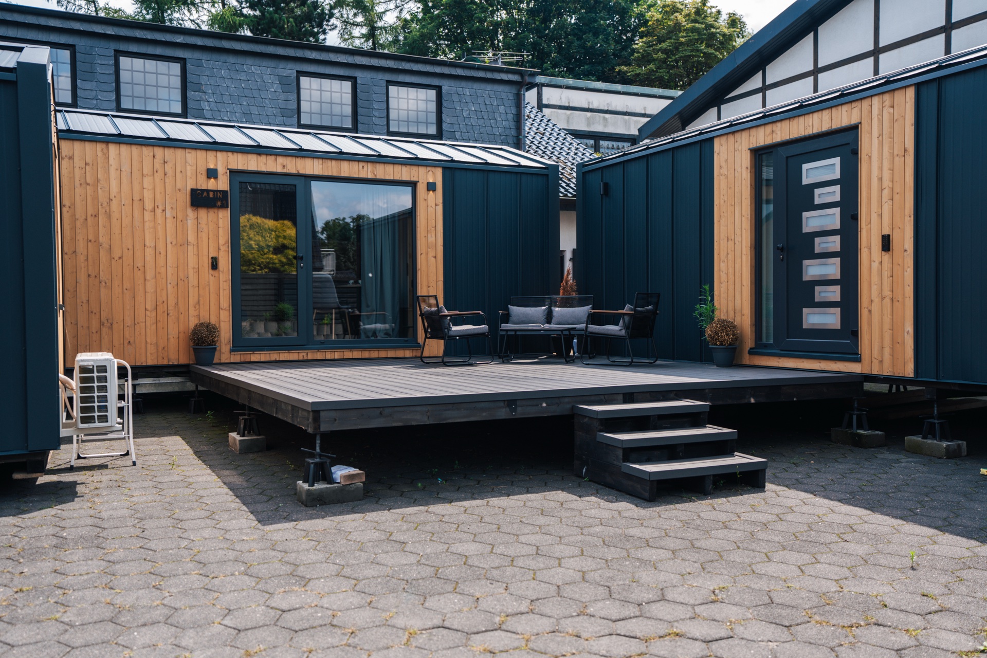 Tectum Showroom — aufgebautes Modul
